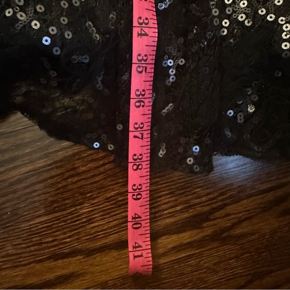 Jaques Vert Sequin Black Dress (Size 16) - Picture 15 of 16